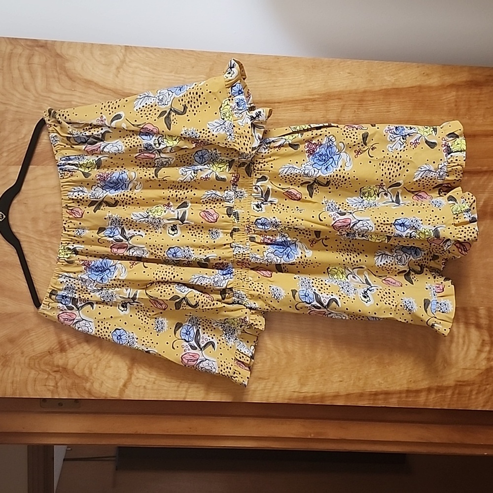 Off The Sholder Floral Romper